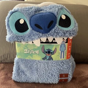 *Neu mit Etikett* Disney "Stitch" Erwachsene klein Unisex (Kapuze Union Anzug) mit Nikolausmütze! - Bild 1 von 3