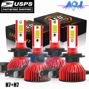 For Mercedes-Benz GLS450 2017-2019 6000K Combo LED Headlight High Low Beam Bulbs - Picture 1 of 10