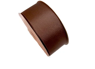 Medium Brown Grosgrain Ribbon 2 1/4 inches wide x 10 yards Polyester Schiff B52 - Image 1 of 4