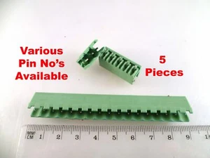 IMO 20.90MV 3, 5 or 17 Way Terminal Blocks Vertical 15A 5 Pieces EB5M2-5a - Picture 1 of 4