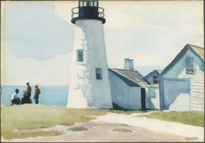 Pemaquid Light : Edward Hopper : 1929 : Archival Quality Art Print - Picture 1 of 1