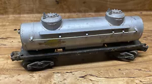 Lionel O Scale Oil Car 6465 Sunoco Grey Dome Tanker Train - Picture 1 of 10