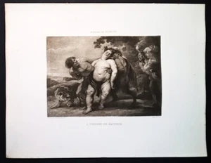 L'ivresse de Bacchus - atelier de Rubens - Paris, Petit, 1913 - Imagen 1 de 1
