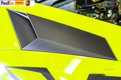 Matte Carbon Fiber Side Vents Air Duct Cover For Lamborghini Aventador LP700 - Image 1 of 2