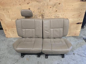 Toyota 4Runner Rear Seat Set Leather Tan 1996-2002 OEM V27 - Picture 1 of 10