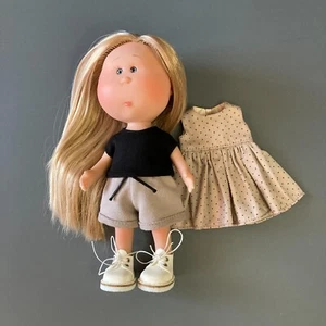 Doll clothes, dress, shorts, t-shirt for 9 inches 23 cm Little Mia Nines d'Onil - Picture 1 of 7