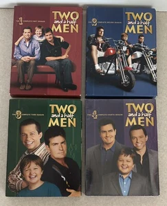 Two and a Half Men Seasons 1 2 3 4 (1-4) Lot - Very good Condition - Picture 1 of 8