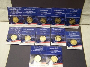 Ein Lot (12) US Mint Presidential $1 einzelne Proof Münzen - Bild 1 von 1