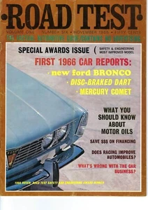 1966 Bronco, Scout, Corvair, Comet, Dart, Rover, Toyota, in vintage Road Test - Bild 1 von 1