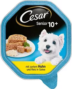 Cesar Nassfutter Senior für Hunde ab 10 Jahren in Gelee 150g - Bild 1 von 1
