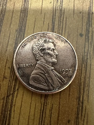 1997 Penny Error, Silver Cover