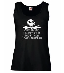 Damen Black Jack Skellington I Can't Believe It Nightmare Weihnachtsweste - Bild 1 von 8