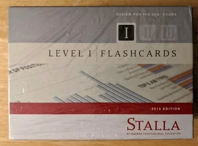 Stalla Level 1 - CFA STUDY FLASHCARDS - 2009 Edition NEW/Sealed - Image 1 of 4
