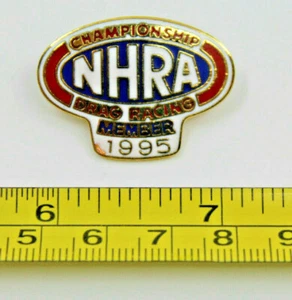 NHRA 1995 Championship Drag Car Racing Member Collectible Pin Vintage  - Bild 1 von 5