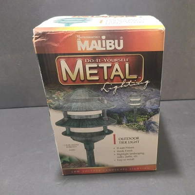 Malibu CL191V Outdoor Tier Low Voltage 11 Watt Landscape Light Verde Finish New - Image 1 of 4