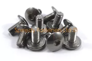 10x Edelstahl Allen Träger Kopfschrauben m6 X 12mm Dirt Bike Scrambler Motocross - Picture 1 of 6