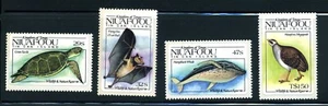 Niuafoo Tin Can Island - Scott #42-5 - Juego de 4 estampillas MNH pez tortuga - Imagen 1 de 1