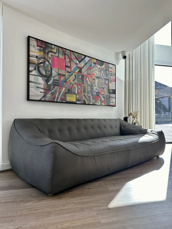 Muebles Arhaus - Sofá de cuero Rawley Foto 1 de 4