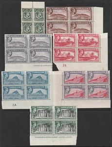 GEOVI GIBRALTAR 38/51 part set to 1/- fresh vlmm blks 4 cat £100+ lmm on top 2 - Picture 1 of 1