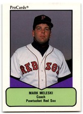 1990 ProCards AAA Mark Meleski Pawtucket Red Sox #450