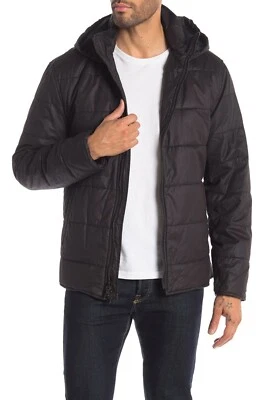Chaqueta acolchada negra con capucha acolchada John Varvatos Star EE. UU. $598 para hombre Foto 1 de 3