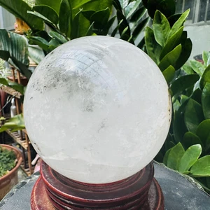4.22LB Rare Natural  Green Ghost phantom quart ball carved crystal sphere reiki - Picture 1 of 17