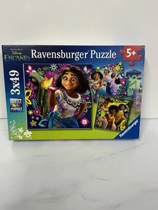Ravensburger Encanto Childs Jigsaw Puzzle Set 3 X 49 Piece Disney Complete - Picture 1 of 5