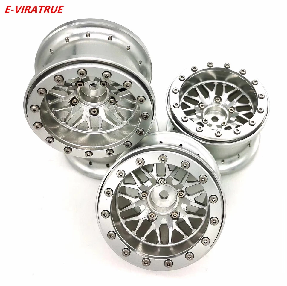 E-VIRATRUE 2.2''Alu Wheel For Axial SCX10&TRAXXAS TRX-4 Sport High Trail Edition - Image 1 of 1