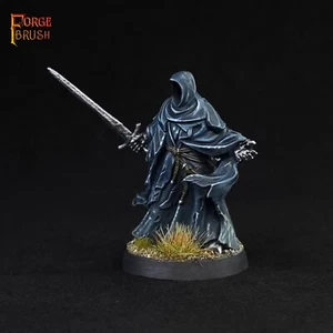 PAINTED Nazgul Miniature MESBG. Mordor army middle earth barad dur, Ringwraith - Imagen 1 de 2
