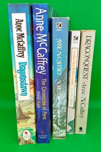 Anne McCaffrey FIVE UK Paperbacks Dragonriders of Pern Series - Picture 1 of 6