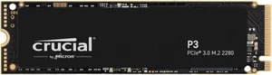 Crucial P3 1TB, M.2 2280 NVMe (PCIe Gen 3 x4) SSD Interno - CT1000P3SSD8 - Foto 1 di 1