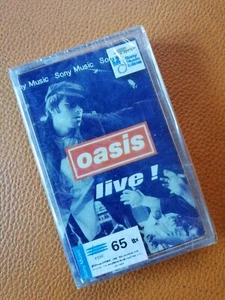 Oasis [ Live ! ] ORIGINAL CASSETTE THAILAND EDITION - Picture 1 of 3