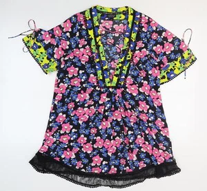 Topshop Women's Multicoloured Tunic Blouse Size 10 - Picture 1 of 12