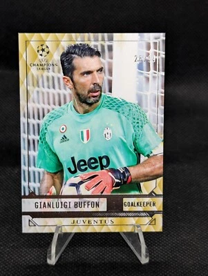 2016-17 Topps UCL Showcase Gold /99 Gianluigi Buffon card #100 - Image 1 of 2