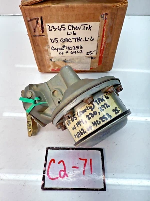 Топливный насос для грузовика NORS 1963 - 1965 Chevrolet GMC 40253 6 цилиндров 292 63 64 65 C2-71 - Изображение 1 из 4