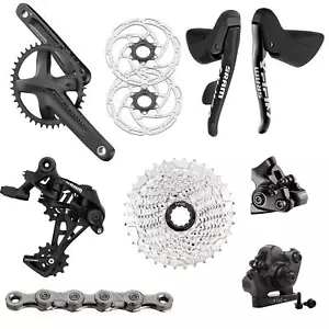SRAM Apex Groupset 11 Speed Mechanical Disc Brake - 170mm 40T / 11/42T Cassette - Picture 1 of 1