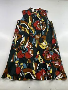 MARNI Commessa Dress Floral Print Midi Sleeveless Back Zip Size 40 Italy - Picture 1 of 5