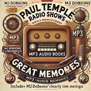 Paul Temple Audio Books Classic Old Radio Shows MP CD Great Memories - Imagen 1 de 7
