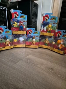 jakks pacific mario 4 inch figures lot Rare Sealed - Picture 1 of 9