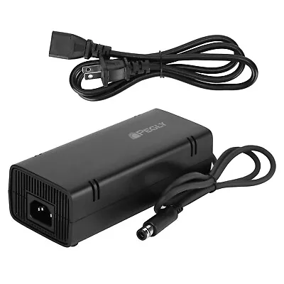 AC Power Supply Brick Charger Adapter Cable Cord for Microsoft Xbox 360 E System - Image 1 of 4
