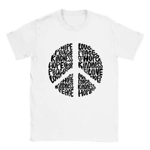 Love, Hope, Peace, and Kindness - Classica T-shirt a girocollo unisex - Foto 1 di 11