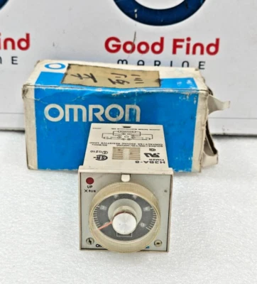 OMRON H3BA-8 RELAY TIMER 100/110/120VAC 5A 50/60HZ 8PIN USED FAST SHIPPING - Image 1 of 4