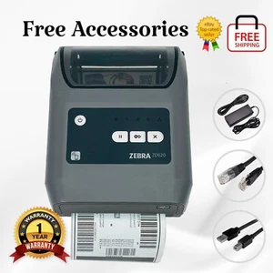 Zebra ZD620 Thermal Transfer Label Printer 300 dpi USB Ethernet BT 1 YR WARRANTY - Picture 1 of 13