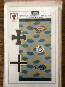 1/48 Eagle Strike GERMAN LOZENGE CAMOUFLAGE (RIBBING TAPE): FOKKER WWI Decal OOP - Bild 1 von 1