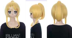 W-702 Love Live Eli Ayase blond mit Zopf 50cm Cosplay Perücke Wig Anime Manga - Bild 1 von 1