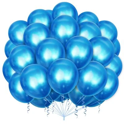 Luftballons Blau100 Stück Geburtstag Blaue Luftballon12 Zoll Blaue Latex Ball... - Imagem 1 de 4