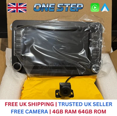 VOLKSWAGEN TRANSPORTER T5 CarPlay Auto Stereo Radio Android Head Unit CAMERA GPS - Image 1 of 4