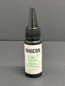 INNICON COLOR UV RESIN - HARD TYPE For DIY HANDMADE JEWELRY MAKING 30ml - Picture 1 of 3