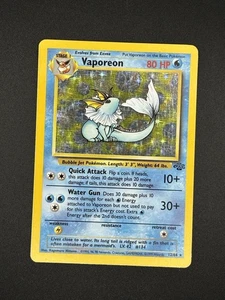Vaporeon 12/64 Jungle Holo LP - Imagen 1 de 2