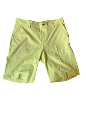 Pantalones cortos de golf Adidas Crosshatch para hombre talla 30X9 verde neón Foto 1 de 4